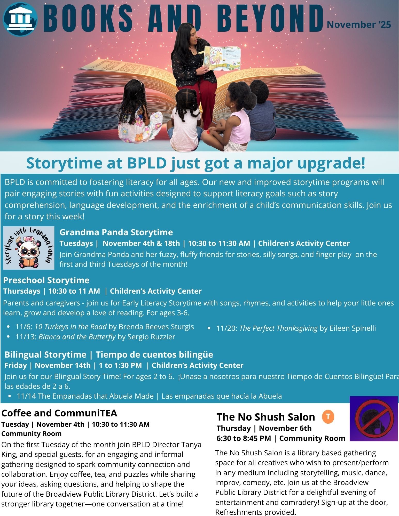 Books And Beyond November Newsletter