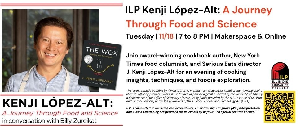 November 2025 Programs Slides - ILP Kenji López-Alt: A Journey Through Food and Science