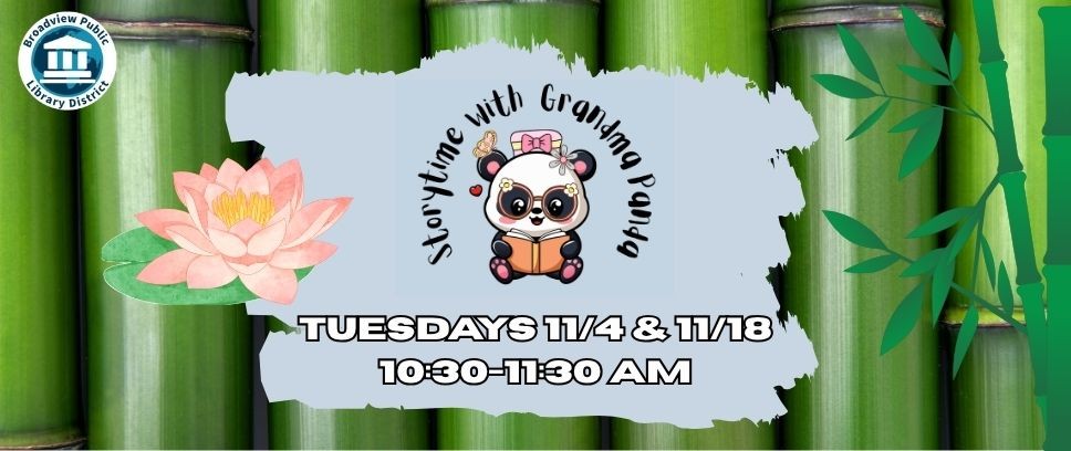November 2025 Programs Slides - Storytime with Grandma Panda